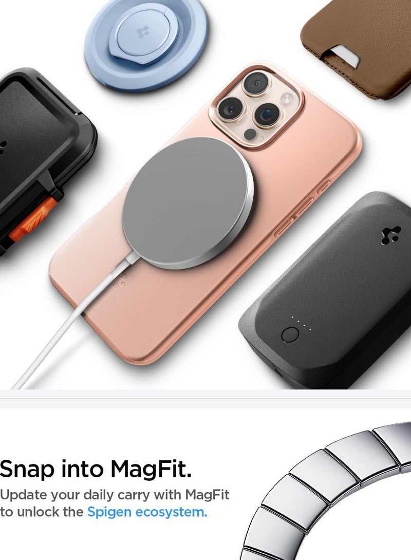 Spigen Thin Fit MagFit for iPhone 16 Pro Max MagSafe Case Cover (2024) - Rose Titanium - Image 5