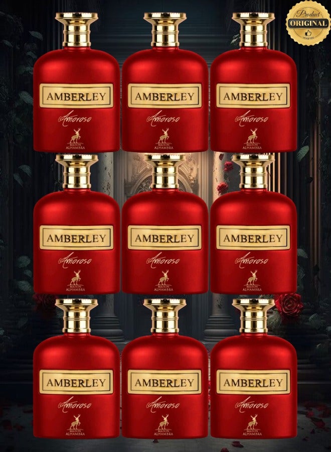 MAISON ALHAMBRA 9 Pieces Amberley Amoroso Perfume 100ML - Image 1