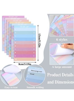 KASTWAVE 300 Sheets to Do List Notes Daily Checklist Notebook Undated Memo Pad Color Block to Do Note Pad Weekly Plan Notepad Agenda and Organizer Planners for College  - Image 2