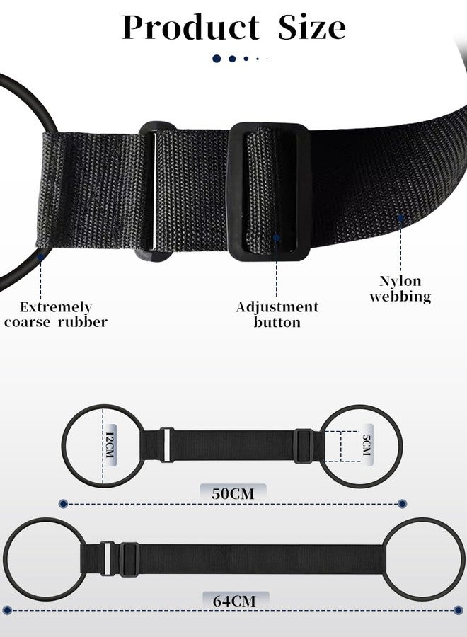 ZXZone 2Pcs Luggage Straps Bag Bungee Luggage Straps Suitcase Adjustable Belt，Add a Bag Easy to Travel Suitcase Elastic Strap Belt Luggage Accessories(Black-2Pcs) - Image 4