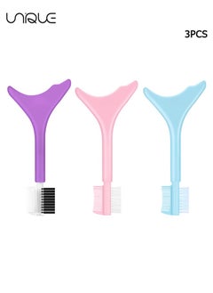 Unique 3Pcs Reusable Silicone Eyeliner Stencils, Mascara Helper, Protection Shield, Eyeliner, Lipstick, Eyeshadow Applicators, Eye Makeup Tool for Women and Beginners  - Image 1