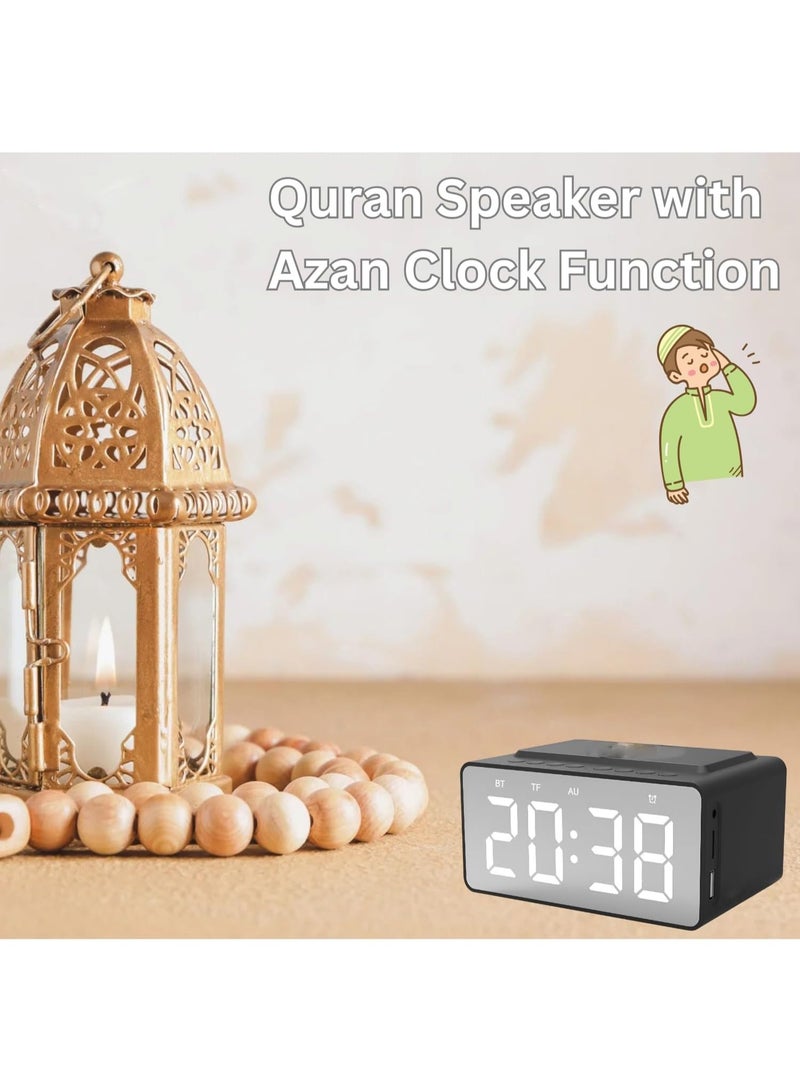 D L C Digital Azan Clock Speaker Bluetooth Quran Speaker with Remote Control - Image 3