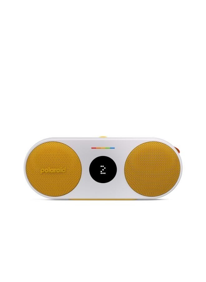 Polaroid POLAROID P2 Music Player Bluetooth Wireless Portable Speaker - Yellow & White  - Image 1