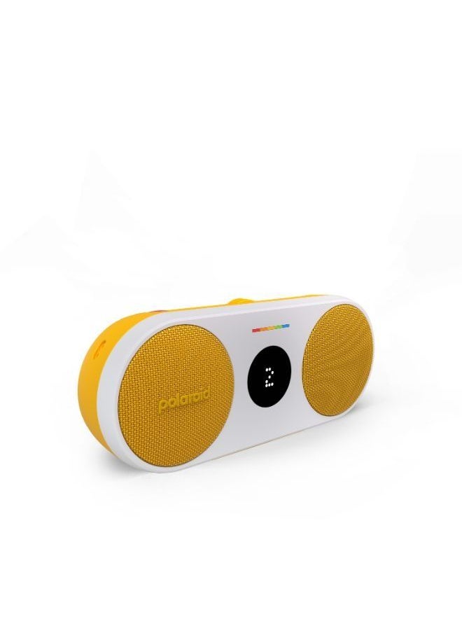 Polaroid POLAROID P2 Music Player Bluetooth Wireless Portable Speaker - Yellow & White  - Image 3