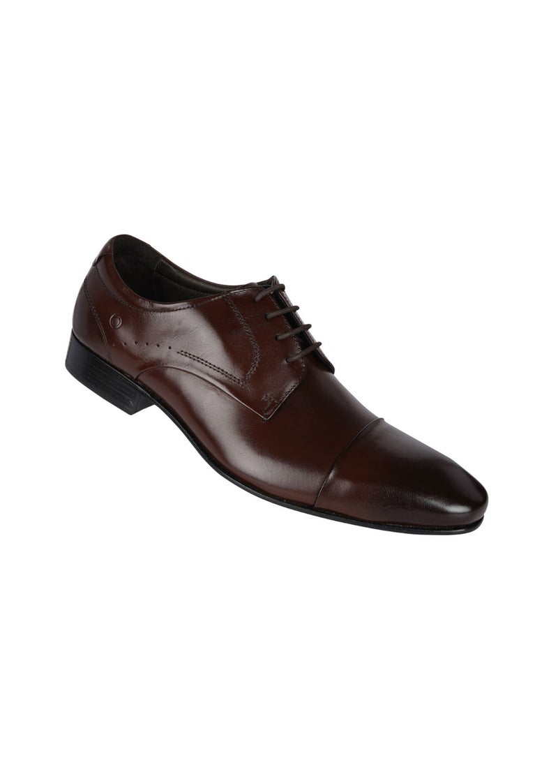 DEMOCRATA - 032-83 Democrata Mens Brown Metropolitan Caster Leather Sole Shoe 228101-004 - Image 1