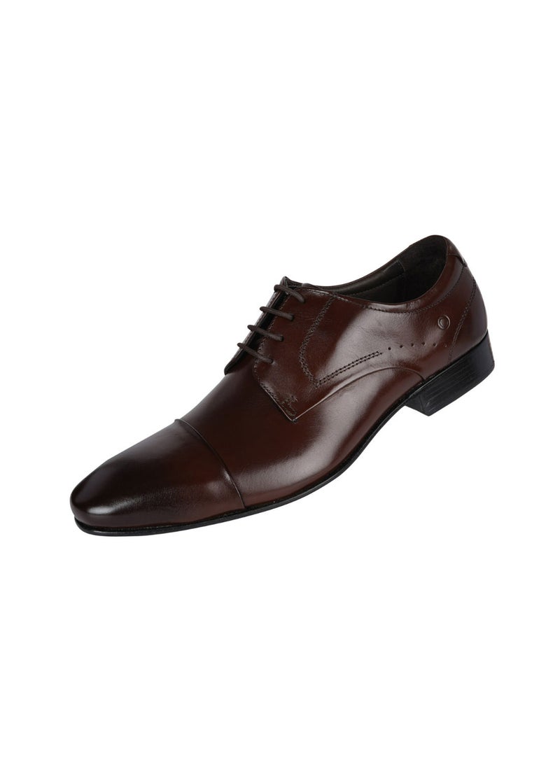 DEMOCRATA - 032-83 Democrata Mens Brown Metropolitan Caster Leather Sole Shoe 228101-004 - Image 1