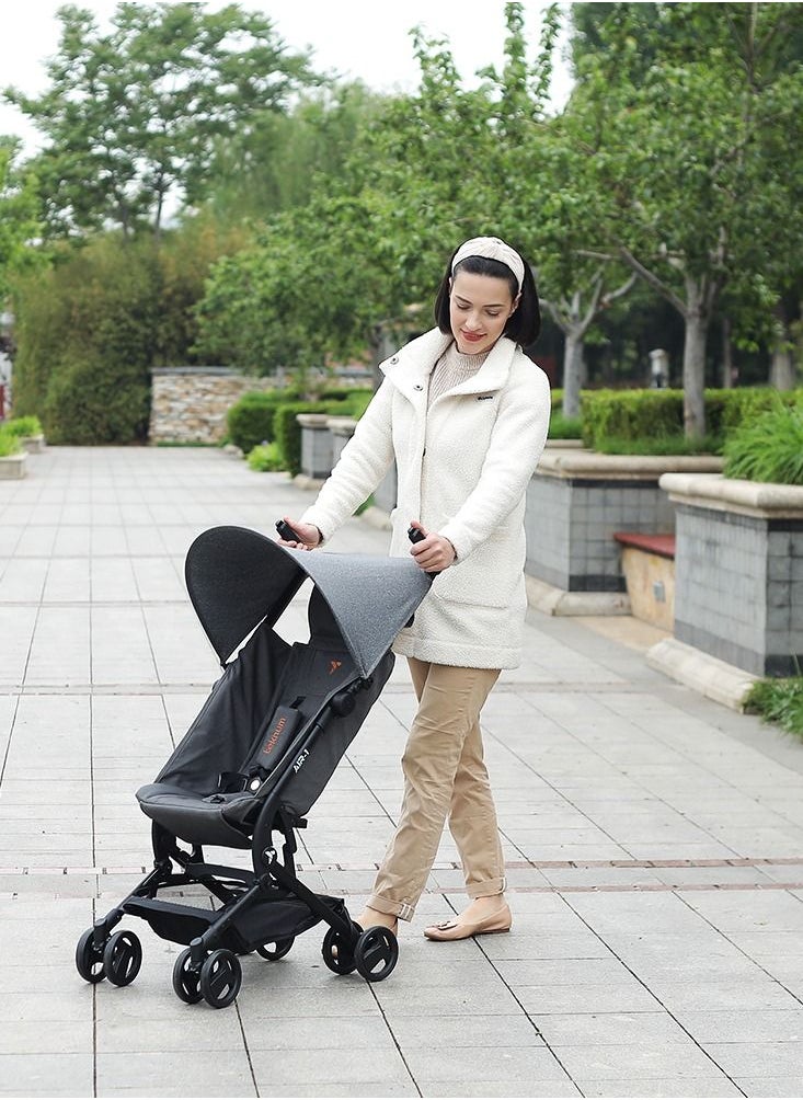 TEKNUM Air - 1 Travel Stroller With Carry Backpack - Grey  - Image 2
