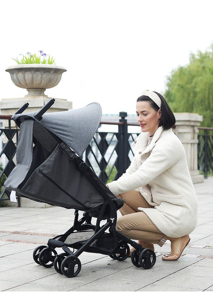 TEKNUM Air - 1 Travel Stroller With Carry Backpack - Grey  - Image 5