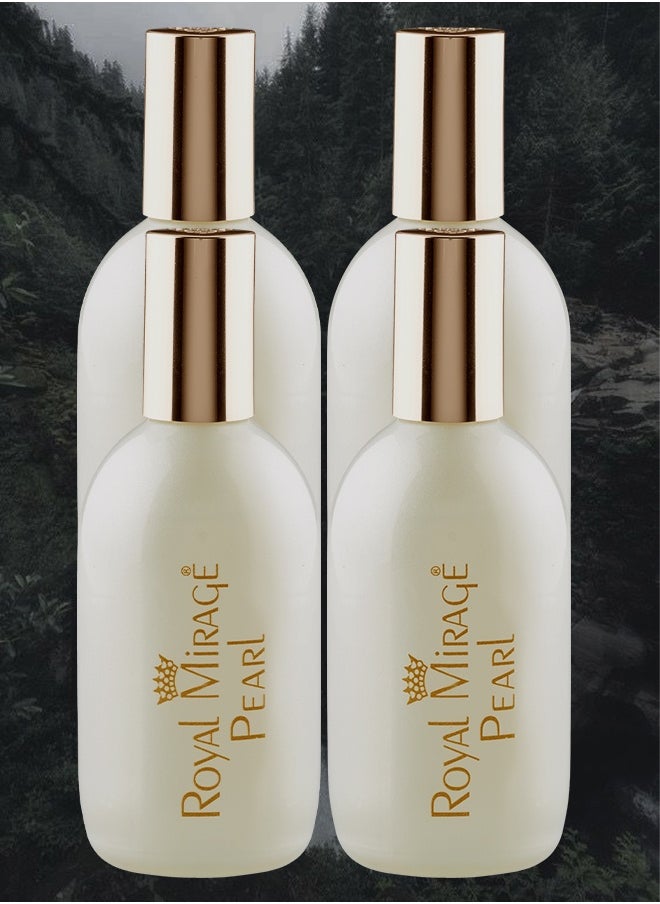 ROYAL MIRAGE 4 Pieces Royal Mirage Pearl Perfume For Unisex 120ml EDC  - Image 1