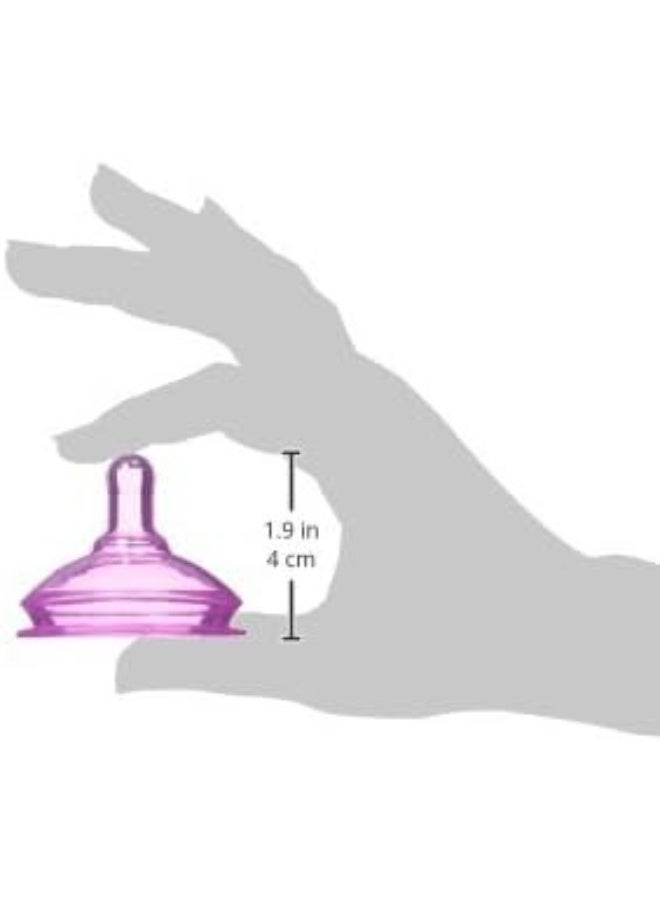 ذا فيرست ييرز عبوة من حلمتين من GumDrop لحديثي الولادة - تدفق بطيء، سيليكون ناعم، خالية من مادة BPA - لزجاجات GumDrop العريضة (وردي) - Image 3