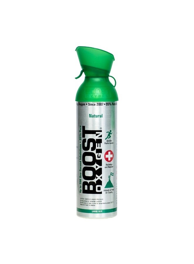 BOOST OXYGEN 10 لتر من الأكسجين النقي بنكهة طبيعية في علبة محمولة لتحمل الجهد، التعافي، والأداء، (12 عبوة) - Image 4