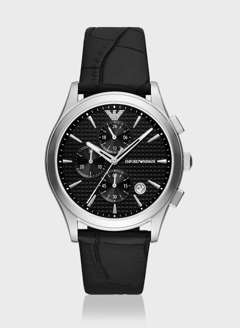 Ar11530 Leather Strap Analog Watch