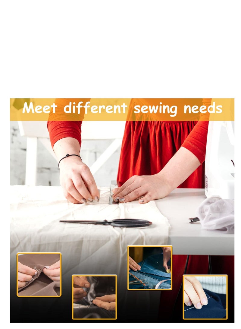 SYOSI Min Travel Sewing Kit with Case Portable Sewing Supplies for Home Traveler, Adults, Beginner, Emergency, Kids Contains Thread, Scissors, Needles, Measure etc(2 Pack) - Image 3