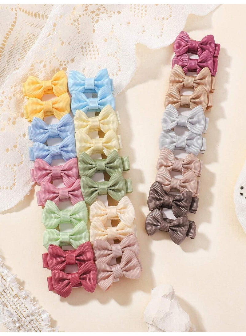 Hair Clips for Girls 30 Pcs Bow Design - Image 5