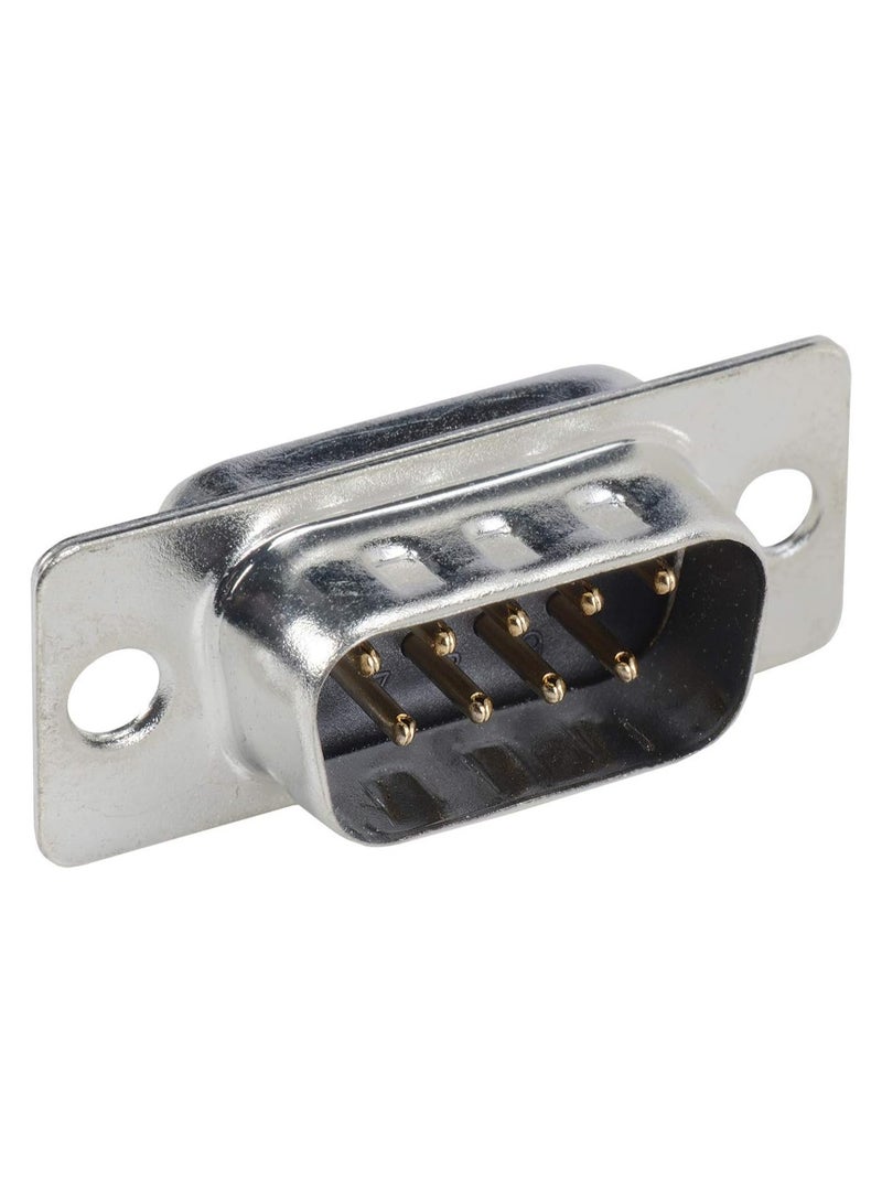 SOLDOUT DB9 Male To Male Serial Port Connector Plug Connector 9 Pin Copper RS232 COM Socket Adapter - Image 1