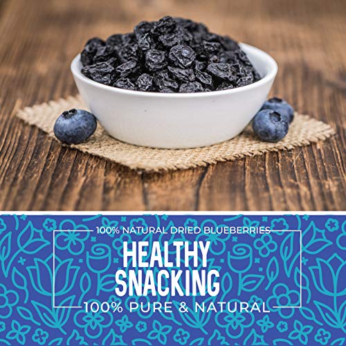 Herbaila Whole Dried Blueberries, No Sugar Added, Bulk, Dehydrated, Dried Unsweetened Blueberries, All Natural, Non-GMO, 1 Pound. - 16 oz. - Image 3