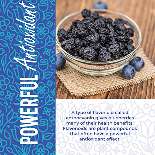 Herbaila Whole Dried Blueberries, No Sugar Added, Bulk, Dehydrated, Dried Unsweetened Blueberries, All Natural, Non-GMO, 1 Pound. - 16 oz. - Image 4