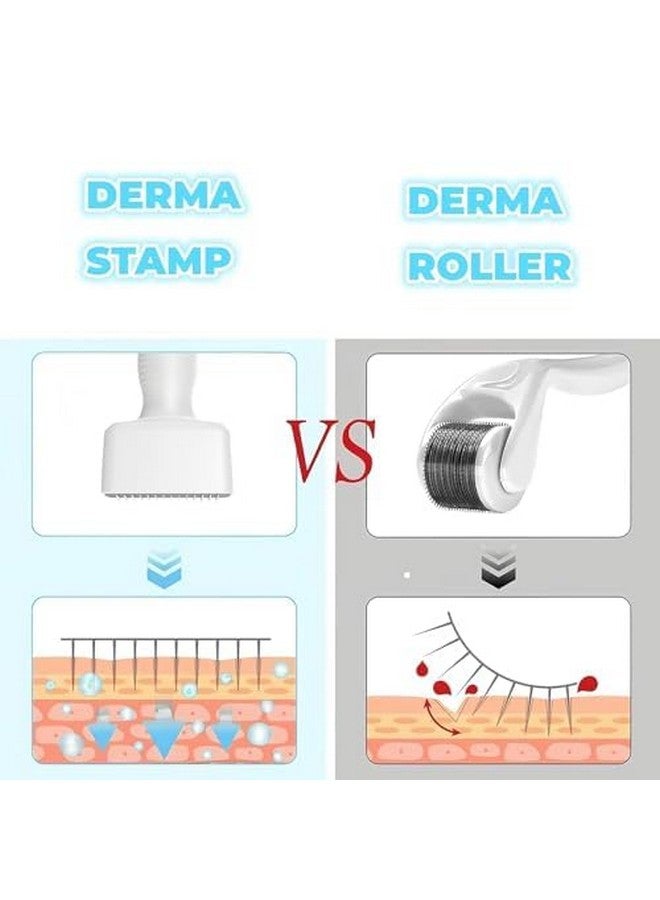 GUDDIES Derma Pen Stamp For men and Women | Microneedle Pen for Body & Hair & Beard Growth - Adjustable Microneedling Stamp For Skin - 0.5mm - 3mm Titanium Micro Needle Derma Stamp For Skin Care - Image 3