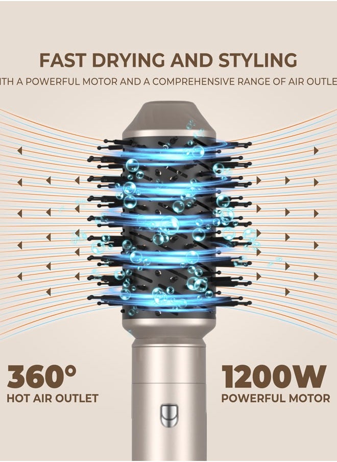 Joshberg 6 in 1 Auto Hair Styler Brush & Hair Dryer, Hair Curler,Hot Air Brush Set,60000 RPM High Speed Multi Styler Hair Straightener,Automatic Curling hair for Fast Drying Curling Volumizing Straightening  - Image 4