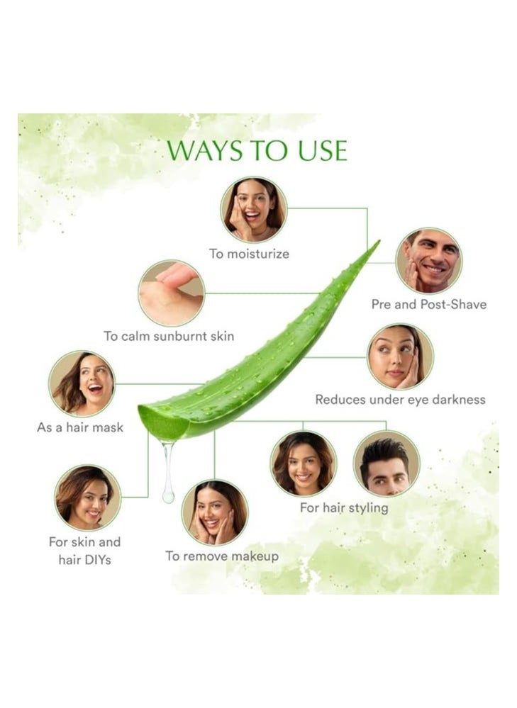 WOW Skin Science - 99% Pure Aloe Vera Gel For Face, Skin & Hair - 150Ml | Ultimate Gel For Glowing Skin | For Both Men And Women - Image 1