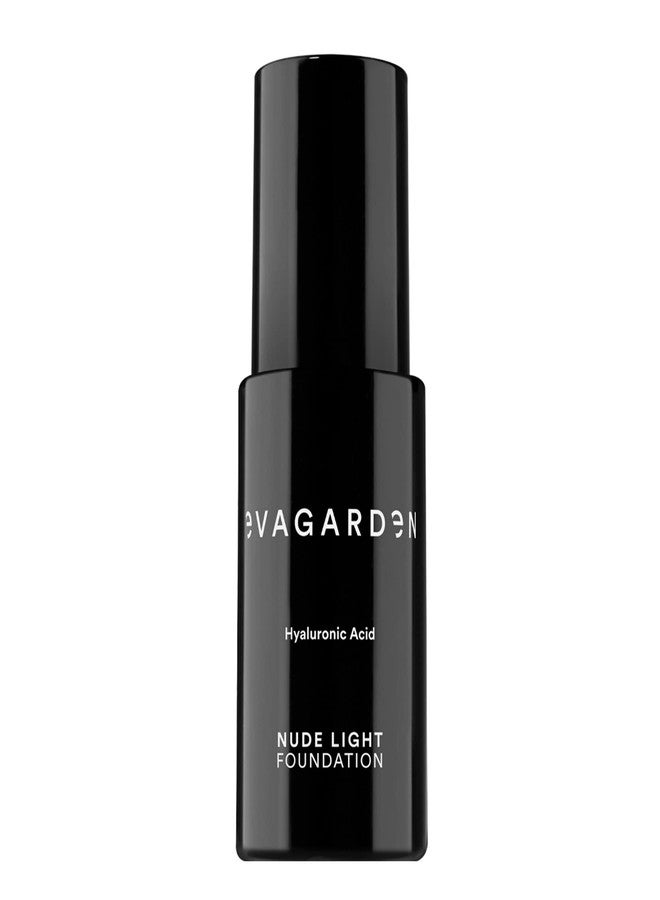 evagarden ف foundation إيفاغاردن نود لايت - مكياج سائل وحسي - بخصائص مرطبة - تغطية ناعمة تخفي العيوب الصغيرة لمظهر خالي من العيوب - 284 عسل - 1.01 أونصة - Image 1