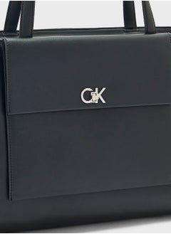 CALVIN KLEIN Medium Pocket Shopper  - Image 4