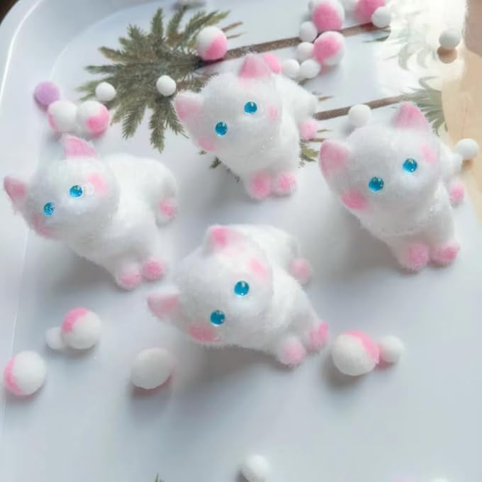 T Trove Handmade Puppy Taba Squishy,Cute Dog Shaped Squishy Toy for Stress Relief,Fidget Sensory,Decompression Toy for Kids & Adults,Party Favors,Birthday Gifts (Cute Cat & Puppy, 2, pcs) - Image 5