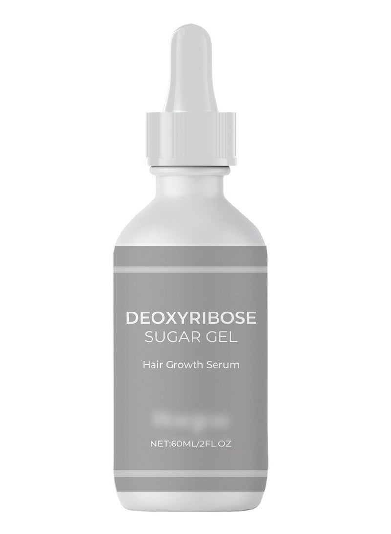 Deoxyribose Gel Hair, Deoxyribose Sugar Hair Growth Serum, Mild Deoxyribose Sugar Gel, Deoxy Ribose Hair Serum for Hair Growth, Suitable for Men and Women (60 ml) - Image 1