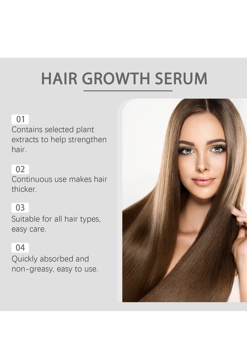 Deoxyribose Gel Hair, Deoxyribose Sugar Hair Growth Serum, Mild Deoxyribose Sugar Gel, Deoxy Ribose Hair Serum for Hair Growth, Suitable for Men and Women (60 ml) - Image 4