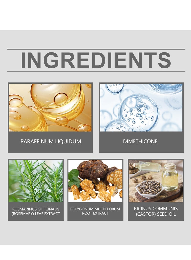 Deoxyribose Gel Hair, Deoxyribose Sugar Hair Growth Serum, Mild Deoxyribose Sugar Gel, Deoxy Ribose Hair Serum for Hair Growth, Suitable for Men and Women (60 ml) - Image 5