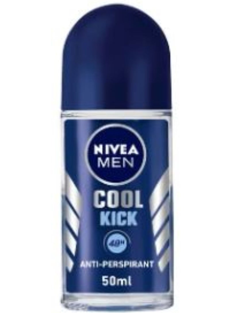 نيفيا مزيل العرق رول أون كول كيك للرجال من نيفيا، انتعاش يدوم 48 ساعة، 50 مل - Image 1