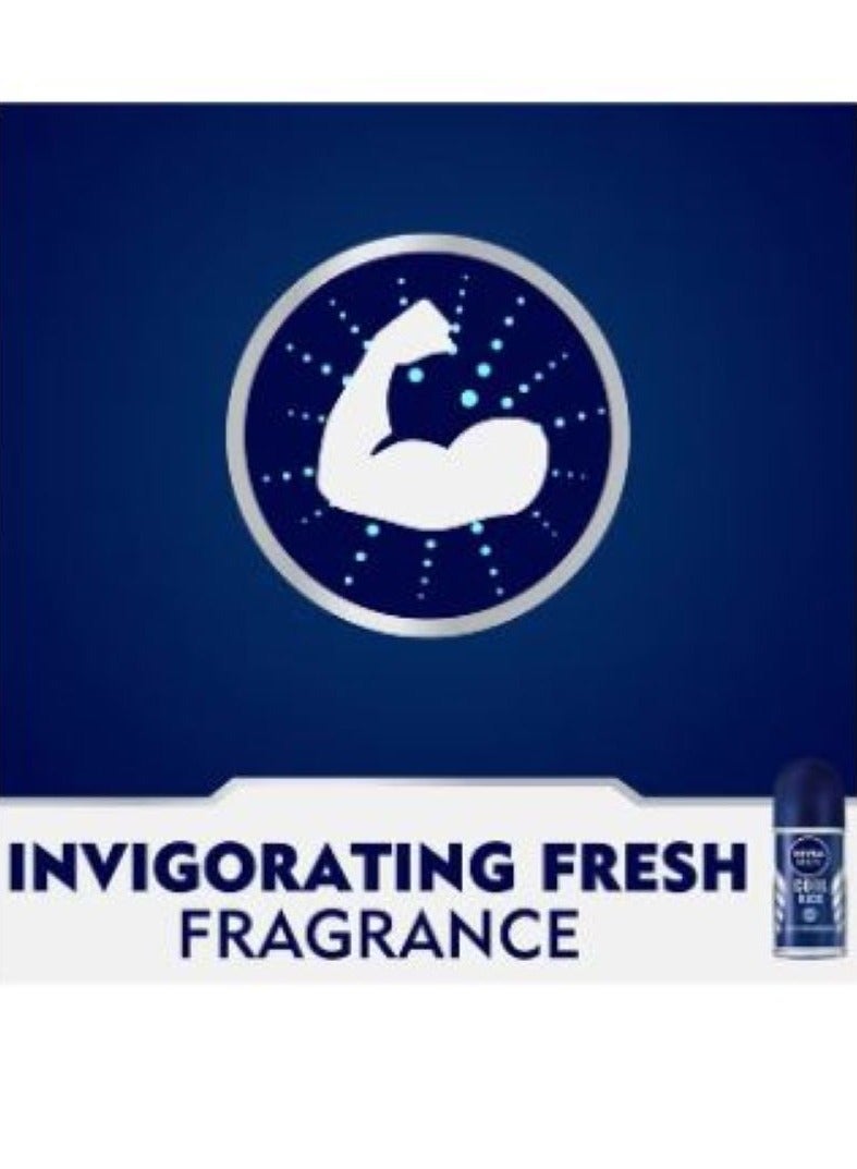 نيفيا مزيل العرق رول أون كول كيك للرجال من نيفيا، انتعاش يدوم 48 ساعة، 50 مل - Image 2