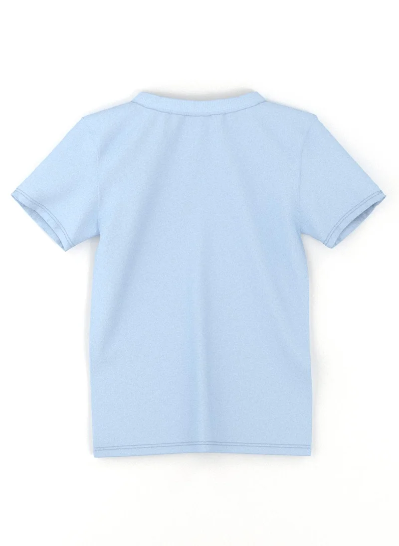 نوتيناتي Nautinati Boys' Cotton Graphic Chest Print T-shirt