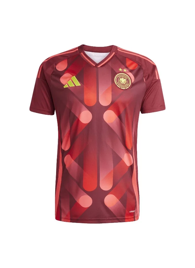 اديداس Adidas Dfb A Jsy Burgundy Football Jerseys For Men Xs