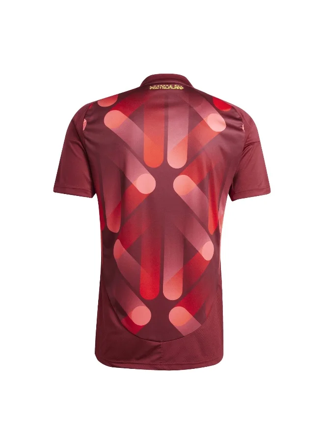 اديداس Adidas Dfb A Jsy Burgundy Football Jerseys For Men Xs