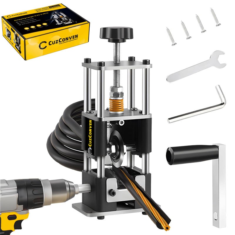 CuzConven Upgraded Wire Stripping Machine Replacement Blade, 1.73in" OD x 0.35in" ID High Performance Carbide Blade Wire Stripping Machine, Replacement Blade for Portable Cable Stripper - Image 1