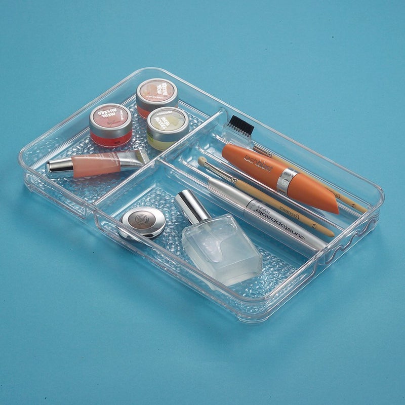 InterDesign Rain Medium Finishing Tray, Clear - Image 2