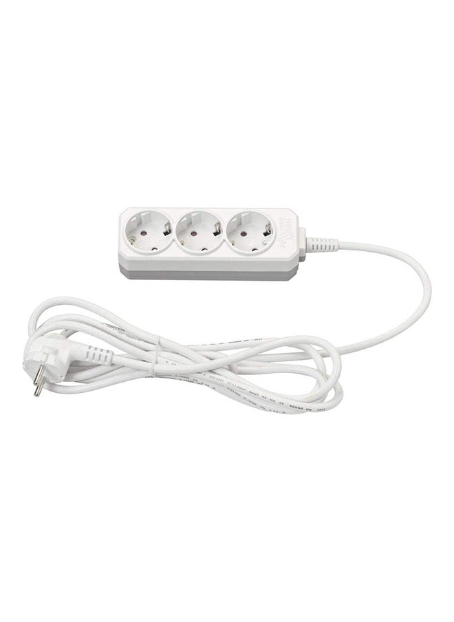 Generic - Power Strip Extension Board 10ms Cord 3 Sockets - Image 1