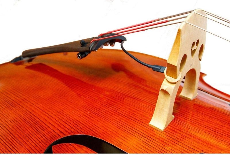 KNA DB-1 Portable Bridge-Mounted Piezo Pickup for Double Bass, Upright, Classical, Rockabilly, Natural Acoustic Sound, Easy Installation, 1/4" Output Jack, No Instrument Modifications - Image 1