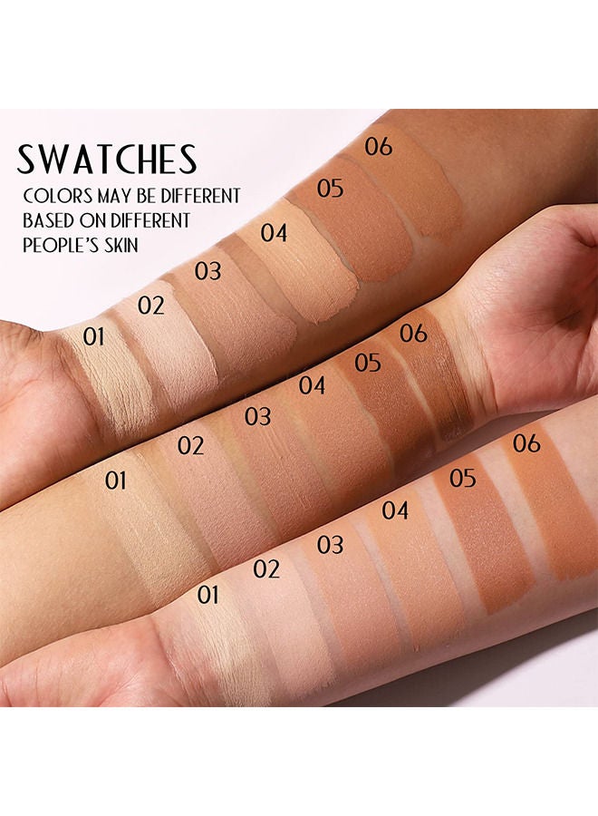 YOUNG VISION Full Coverage Longwear Foundation, Matte Finish, Waterproof, Poreless Liquid Foundation Makeup, 1 fl.oz - Image 4