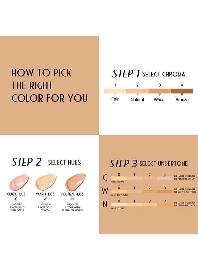 YOUNG VISION Full Coverage Longwear Foundation, Matte Finish, Waterproof, Poreless Liquid Foundation Makeup, 1 fl.oz - Image 5