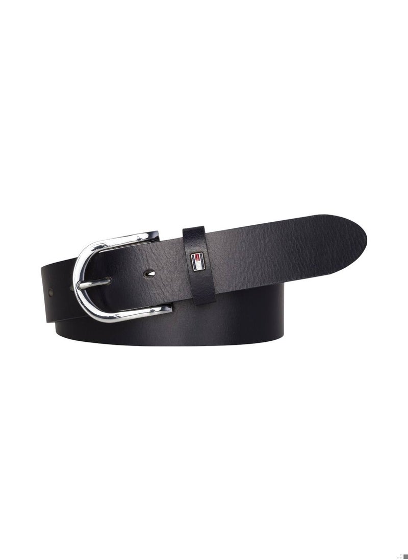 TOMMY HILFIGER Women's Danny Adjustable Belt - Leather, Blue 