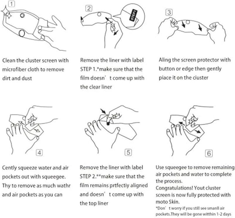 DEMULAX Motorcycle Dashboard Screen Protector - Image 4
