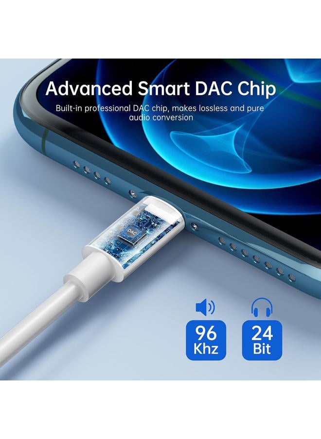 OPSO USB Type C to 3.5mm Female Headphone Jack Adapter, (1-Pack) USB C to Aux Audio Dongle Cable Cord for iPhone 15/16/16 Plus/16 Pro/16 Pro Max, Samsung Galaxy S24/S23/S22, iPad Pro, MacBook - Image 4