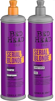 Tigi Bed Head Bed Head by TIGI Serial Blonde Shampoo and Conditioner Set Ideal for Natural and Coloured Blonde Hair 2x600ml - Image 1