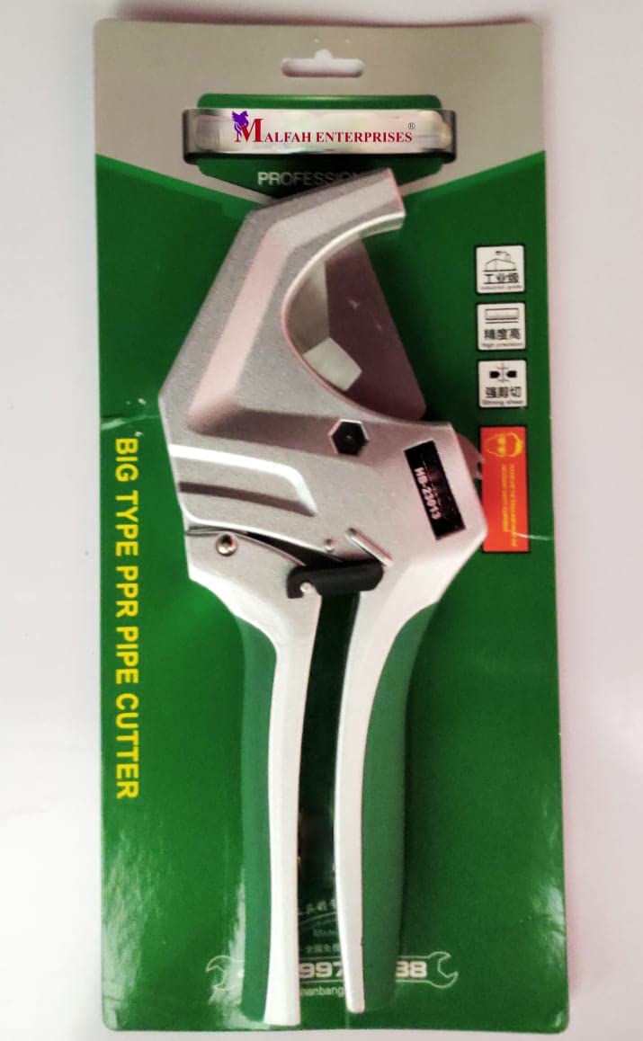 Malfah Enterprises Malfah Pipe Cutter Luxury PVC Plastic Pipe Cutter for Vinyl and Rubber Tubing Cuter Tool Pipe 3 to 42 Mm Hanbon 23013  - Image 1