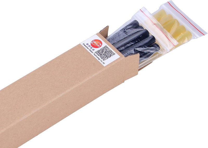 GLISTON Paintless Dent Removal Glue Sticks Hot Glue Sticks Paintless Dent Repair Tool for Car Repair Dent Remover Tool Set - 5 PCS Black & 5 PCS Yellow - Image 4