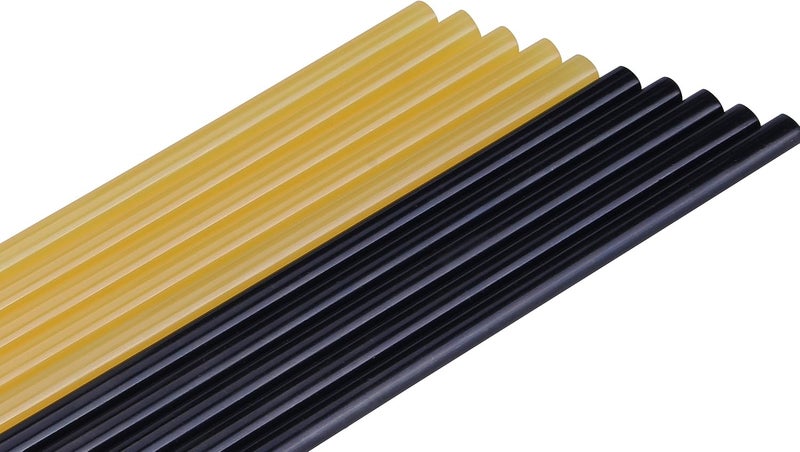 GLISTON Paintless Dent Removal Glue Sticks Hot Glue Sticks Paintless Dent Repair Tool for Car Repair Dent Remover Tool Set - 5 PCS Black & 5 PCS Yellow - Image 2