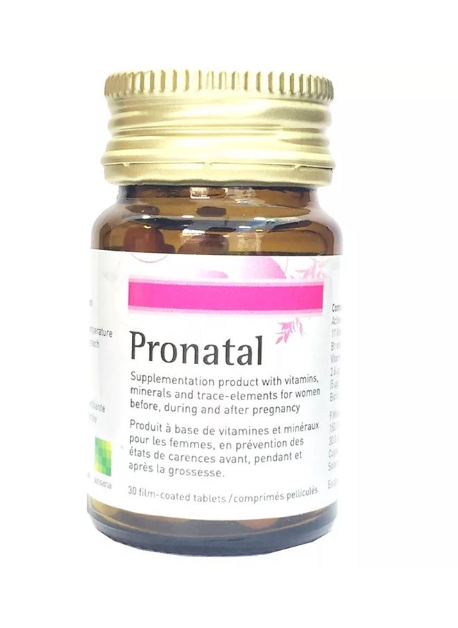 Ginsana Pronatal 30 Film Coated Tablets  - Image 2
