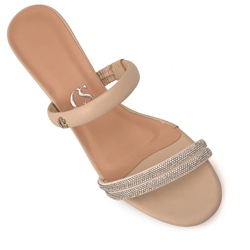 Carmen Steffens  Ivory Platform Straps for Women | Best Price UAE